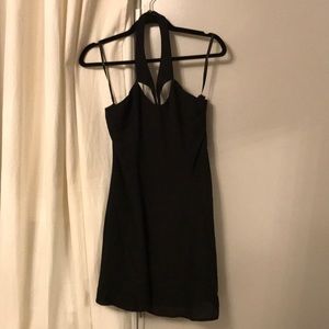 Kimchi Blue Black Halter Mini Dress